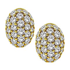 Piaget 5.50ct Diamond Gold Earrings