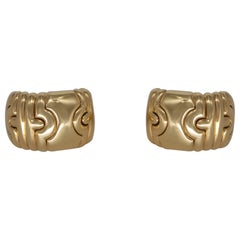 Bvlgari Parentesi Earrings in 18 Karat Yellow Gold