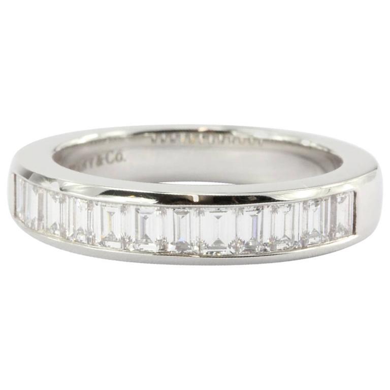 Diamond Platinum Channel Set Band Ring 