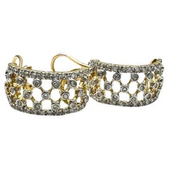 14K Yellow Gold 1.20 Ct. Diamond Clip-On Earrings