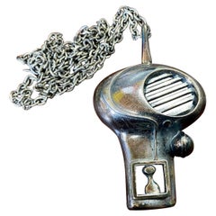 Silver Jorma Laine Turun Hopea 1973 Necklace Goldsmith's old warehouse. Unused