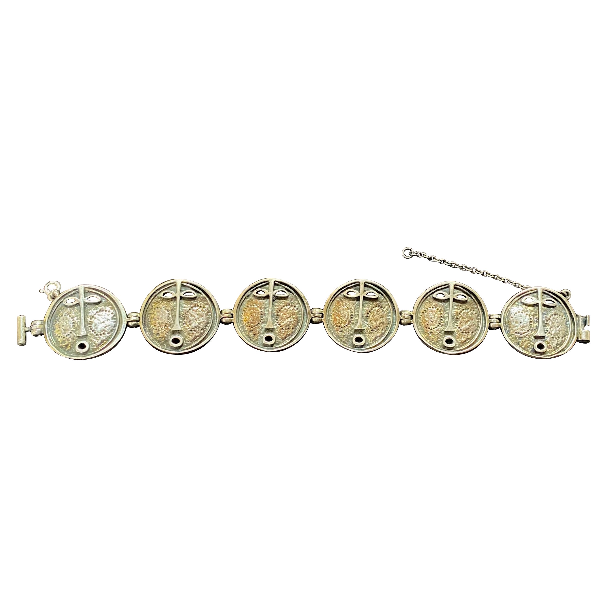 Silver Jorma Laine Turun Hopea 1973 Bracelet Goldsmith's old Warehouse.