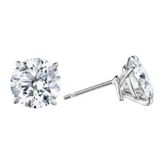 GIA certified 10 Carat Diamond Stud Earrings
