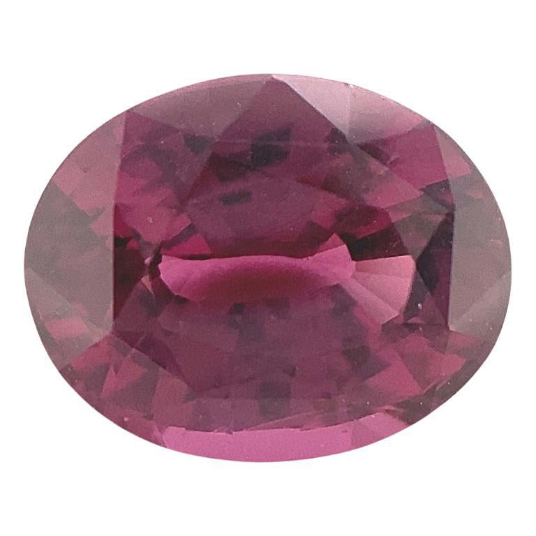 2.91ct Oval Purplish Pink Spinel from Sri Lanka Unheated For Sale