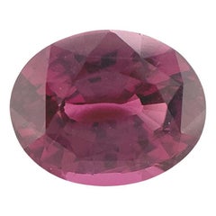 2,91 Karat ovaler lila rosa Spinell aus Sri Lanka, unerhitzt