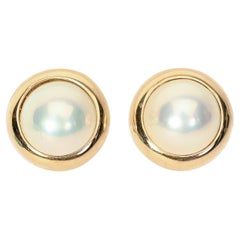 Vintage Tiffany Pearl Earrings