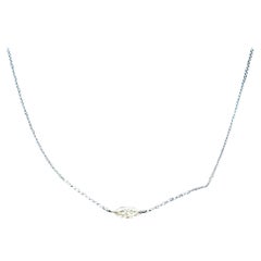 14Kt Diamond .55 Ct Marquise Floating Diamond Necklace VS2-H