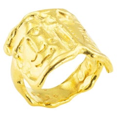 22 Karat Gelbgold Ring von Jean Mahie