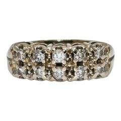 Used 14k White Gold Diamond Ring .25tdw, 4gr