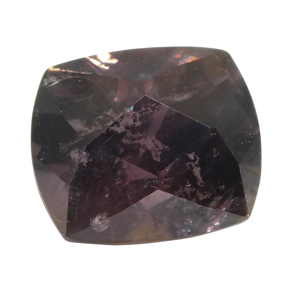 1.83ct Cushion Purplish Pink Sapphire GIA Certified East Africa Unheated For Sale