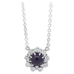 18ct White Gold and Diamond Necklace "Maternity Star"