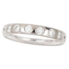 Georg Jensen 18ct White Gold Magic Diamond Band Ring, Size 52, Circa 2010