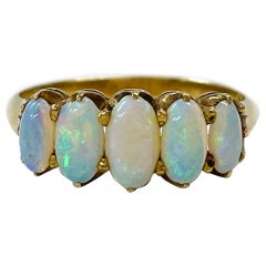 Gelbgold Opal Ring