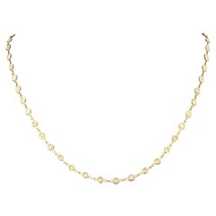 Collier en or jaune 18k Diamond By The Yard