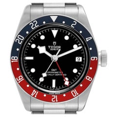 Tudor Heritage Black Bay GMT Pepsi Bezel Mens Watch 79830RB Box Card