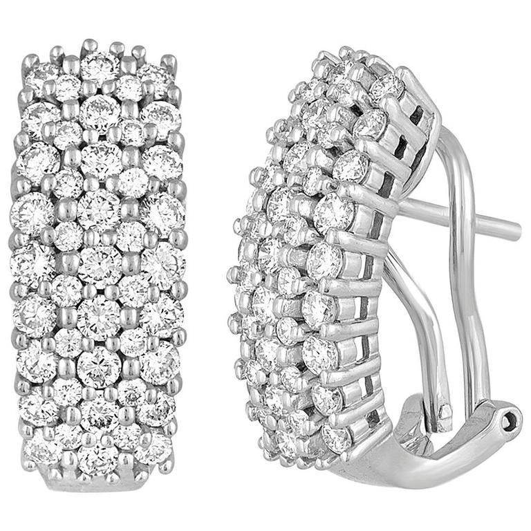 Two-Tone X Huggie Earrings | Jewelry