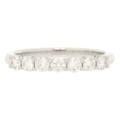 Tiffany & Co. Forever Band Ring Platinum with Diamonds
