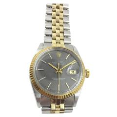 Rolex Yellow Gold Stainless SteelOyster Perpetual Datejust Wristwatch 