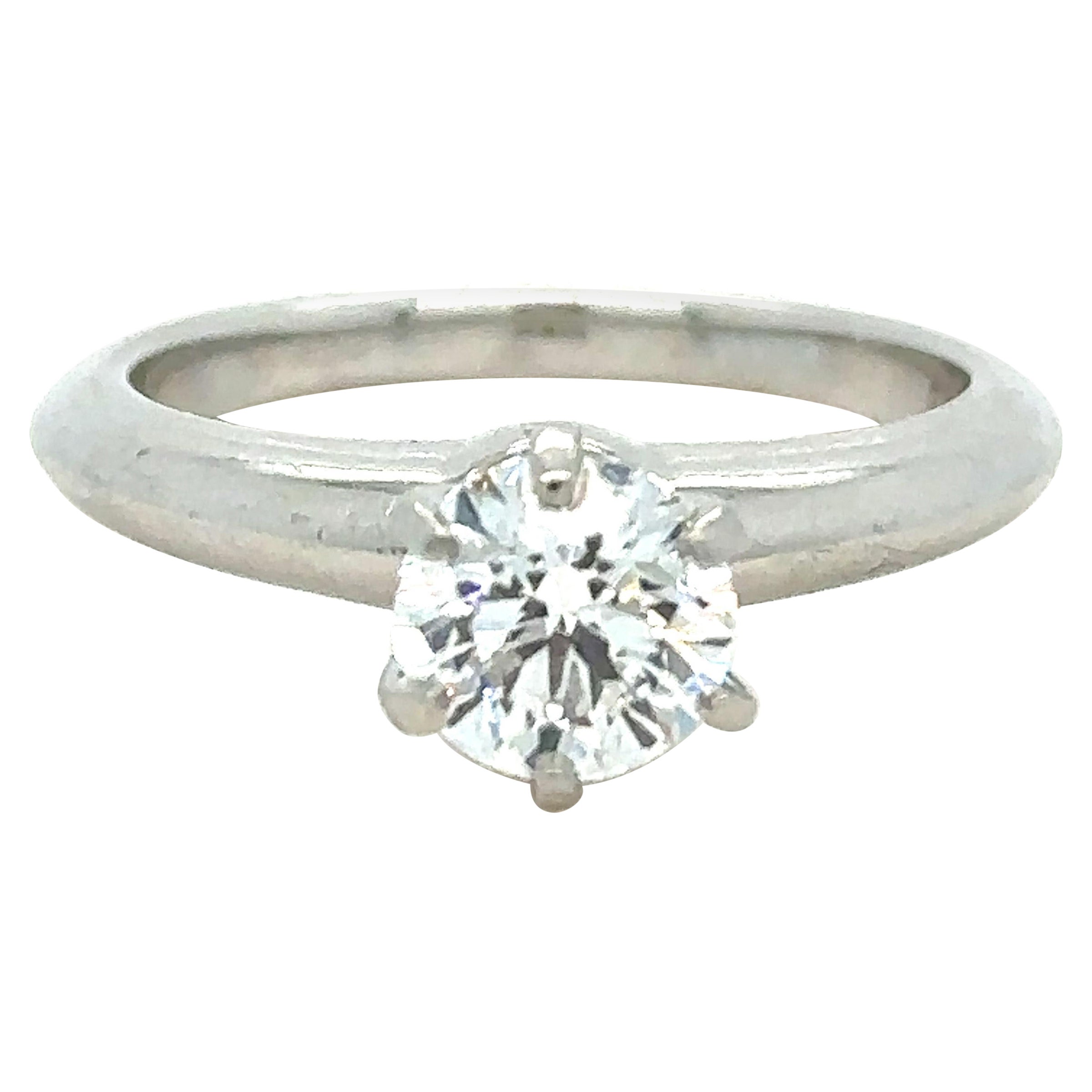 Tiffany & Co Engagement Ring 0.94ct For Sale
