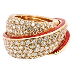 Exceptionnelle bague en diamant de fabrication italienne