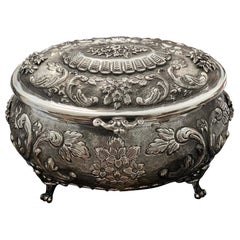 “Hazorfim” Sterling Silver (Etrog) Case/ Box