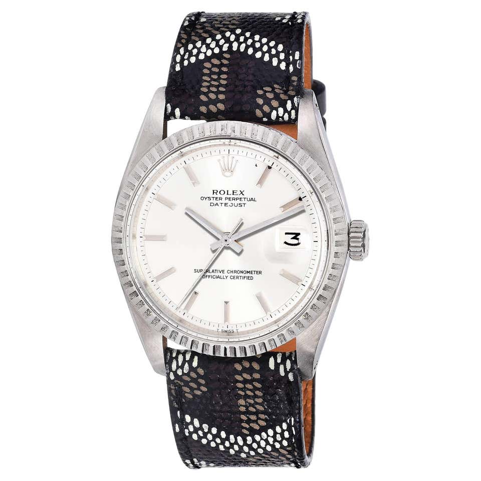 Rolex Stainless Steel Oyster Perpetual Datejust Wristwatch at 1stDibs