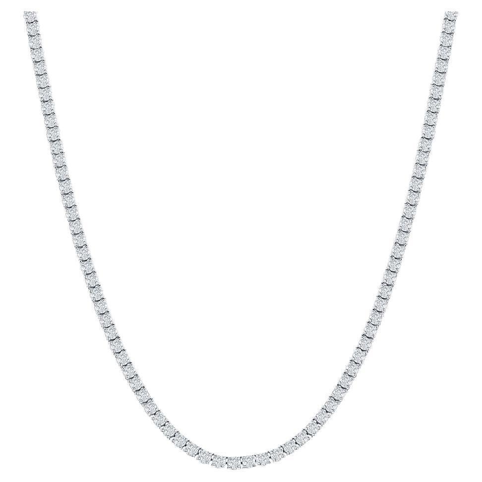 Diamond Tennis Necklace 15.50 Carats
