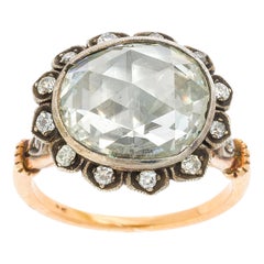 Victorian Rose Cut Diamond Ring
