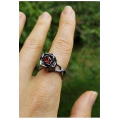 Black rose ring