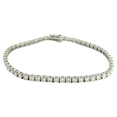 Used 14k White Gold 3.00ctw Diamond Tennis Bracelet