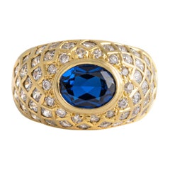 Anillo Diamante Oro Amarillo 18K