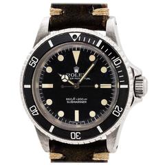 Rolex  Stainless Steel Submariner Wristwatch Ref 5513 1978