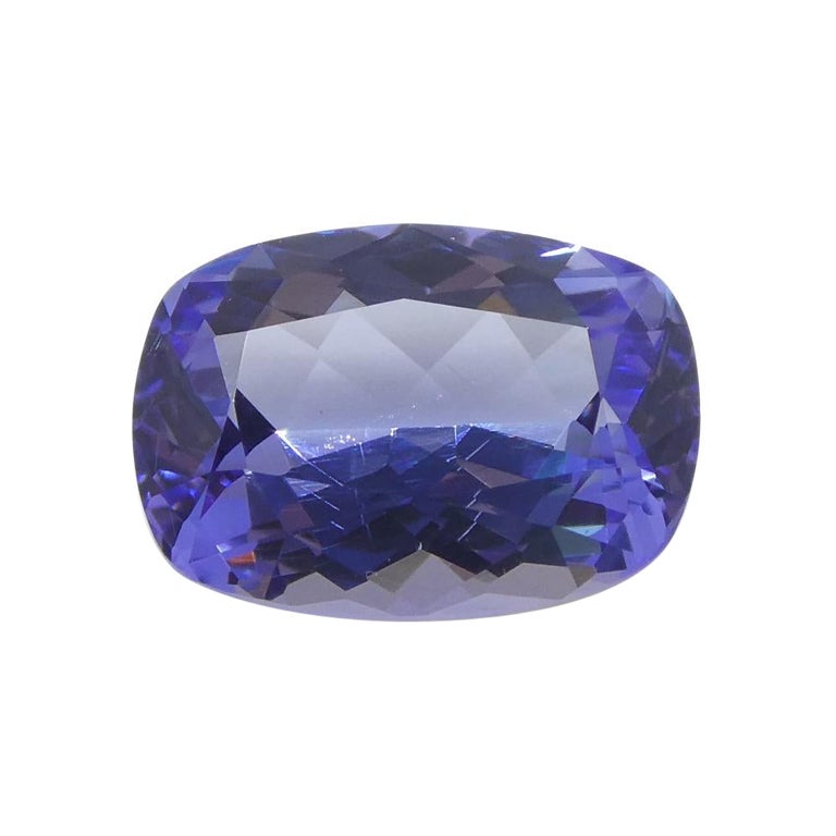 1.95ct Cushion Violet Blue Tanzanite from Tanzania For Sale