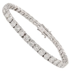 Alexander 12.45 Carats Diamond Tennis Bracelet White Gold