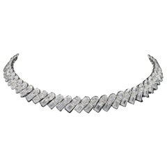Emilio Jewelry Gia Certified 67.00 Carat Diamond Choker Necklace