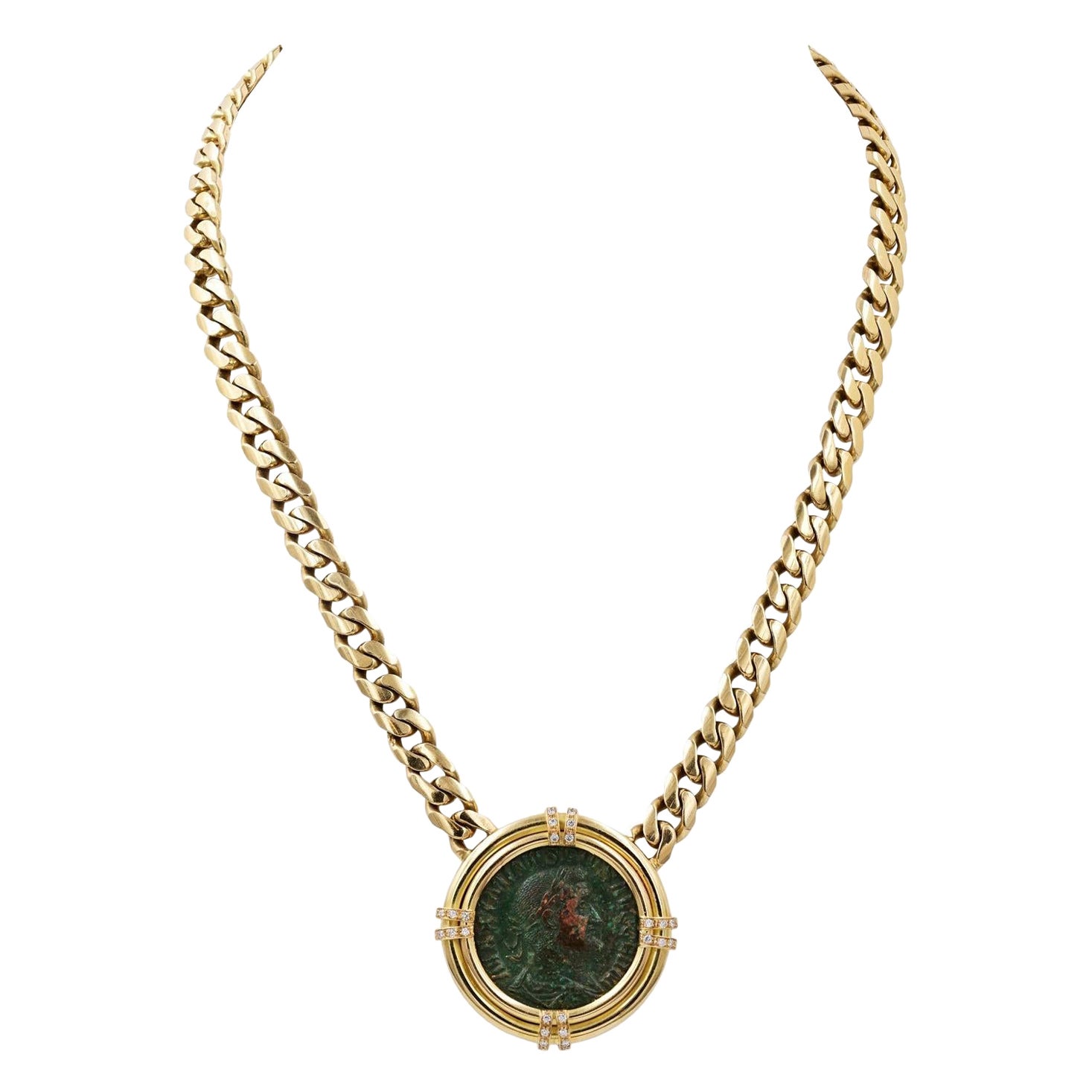 Bvlgari - Collier de pièces de monnaie anciennes "Monet", vers 1993