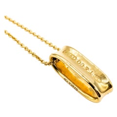 Elegant Tiffany & Co. Loop 1837 Pendant in 18kt Yellow Gold