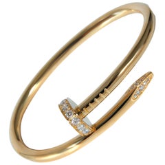 Cartier Juste Un Clou Bracelet in 18k Yellow Gold 0.58 CTW