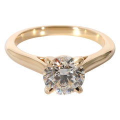 Cartier 1895 Engagement Ring in 18k Yellow Gold H VS2 1.33 CTW