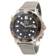 Reloj de caballero Omega Seamaster Diver 300M 210.22.42.20.01.002 de acero inoxidable de 18 quilates