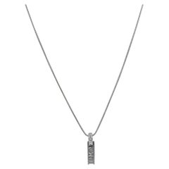 Tiffany & Co. 18K Gold Diamond 2000 Atlas Pendant Necklace