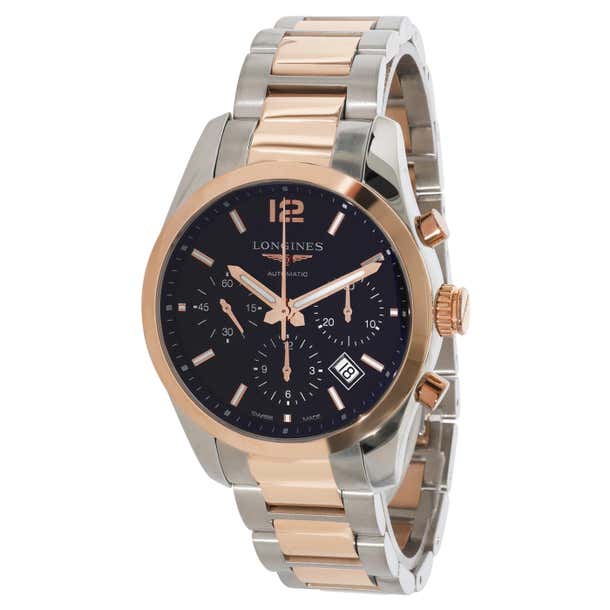 Longines Conquest Classic Chrono L2.786.5.56.7 Men's Watch in 18kt Rose ...