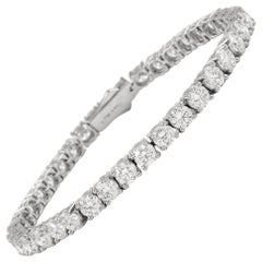 Alexander All GIA D VS2 11,85 Karat Diamant-Tennisarmband Platin