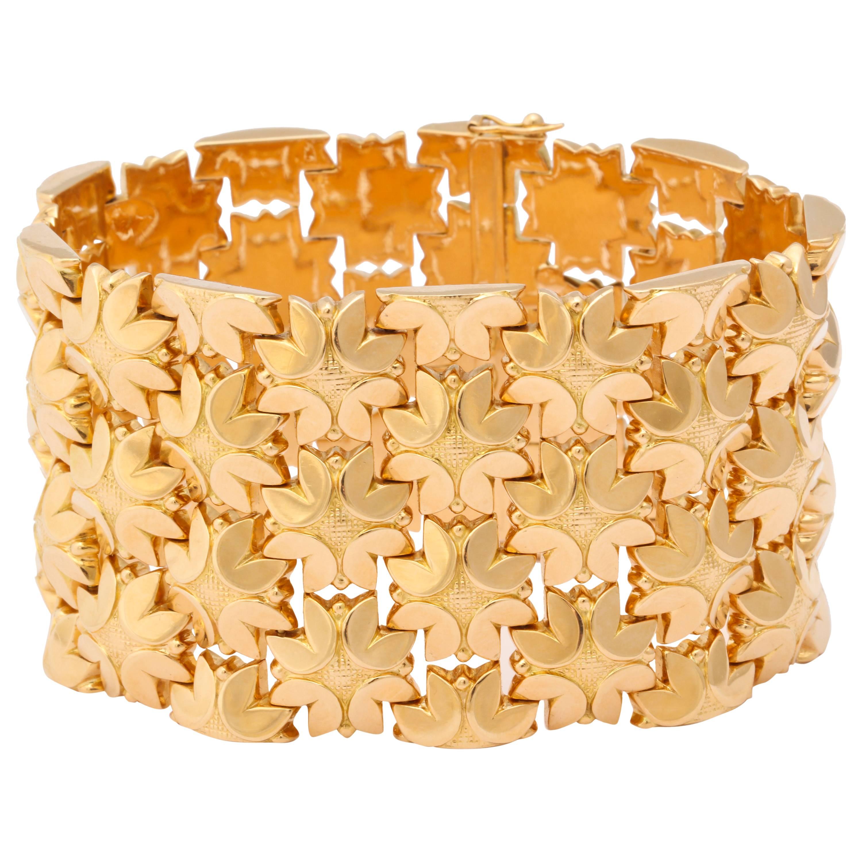 italian bracelet gold