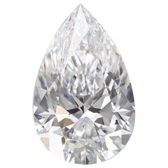 Golconda Type IIA GIA Certified Flawless D Color 8.09 Carat Pear Cut Diamond