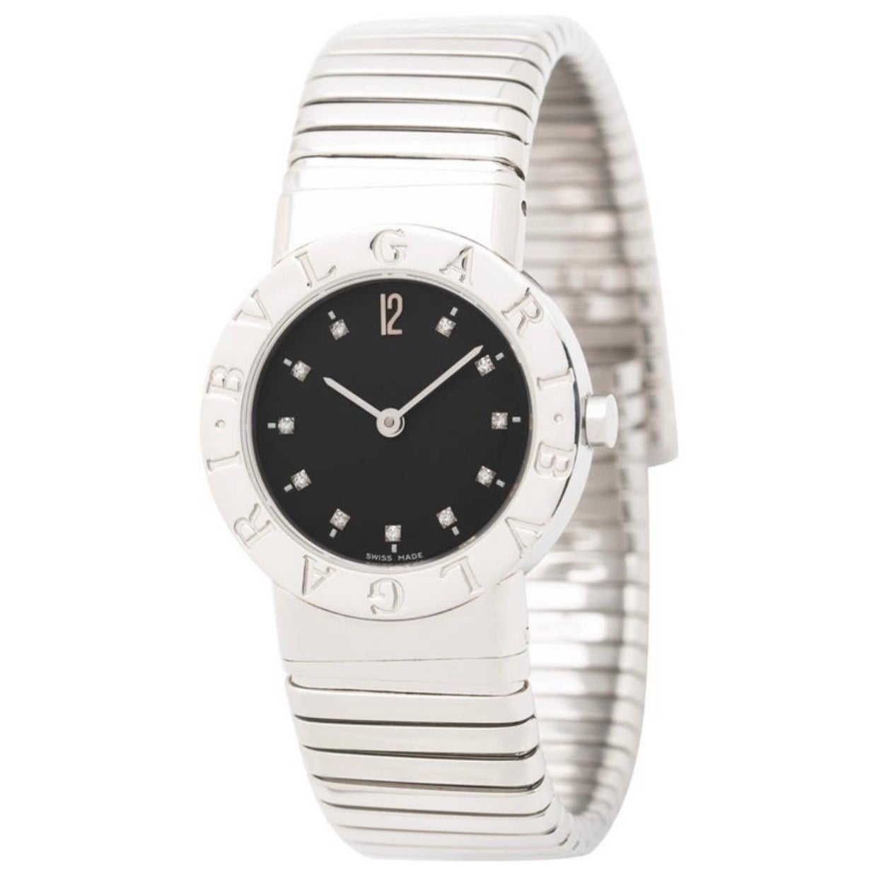 Bvlgari Serpenti Watch with Diamond markers For Sale