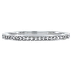 Tiffany & Co. Soleste Full Eternity Band Ring Platinum with Pave Diamonds