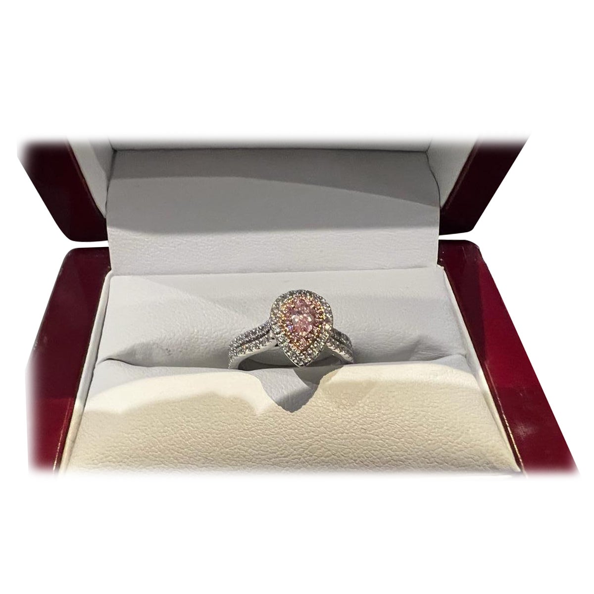 Bespoke Pink Argyle Diamond Ring 0.89ct