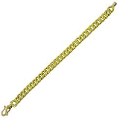 Classic Curb Chain Gold Bracelet 11