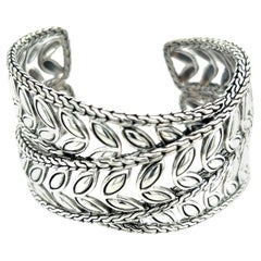 John Hardy Estate Cuff Bangle 7,5" en argent sterling